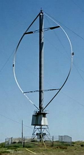 30 m Darrieus wind turbine in the Magdalen Islands