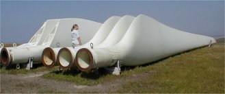 In the wind business, bigger is better. Construction and maintenance costs are similar for large and small turbines, so utility companies build the largest feasible turbines.