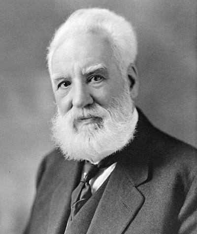 Photo portrait of Alexander Graham Bell