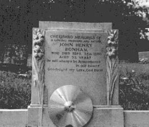 John Bonham's gravesite