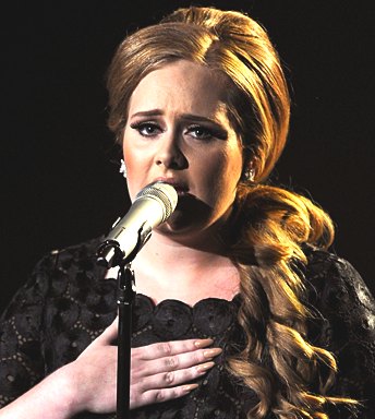 Adele with long hair