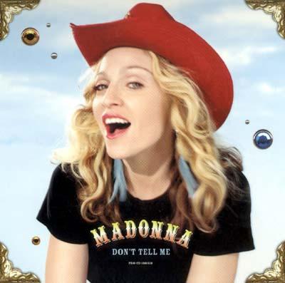 Madonna - Don't Tell Me music album cover