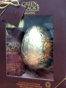 Green and Blacks organic dark chocolate easter egg