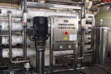 Water treatment system, carbonation plant soft drinks