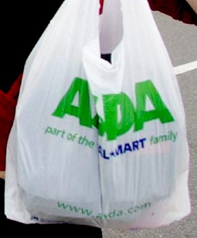 ASDA WALMART plastic carrier bags