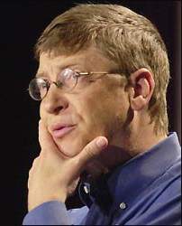 Bill Gates thinking