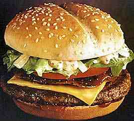 McDonald's burger quarter pounder with cheese