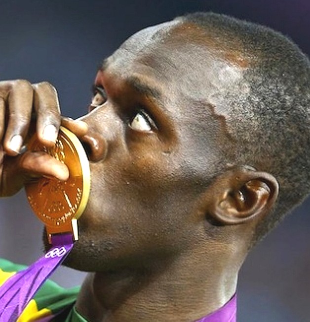 Usain Bolt, 200 meters sprint mens race London Olympics 2012