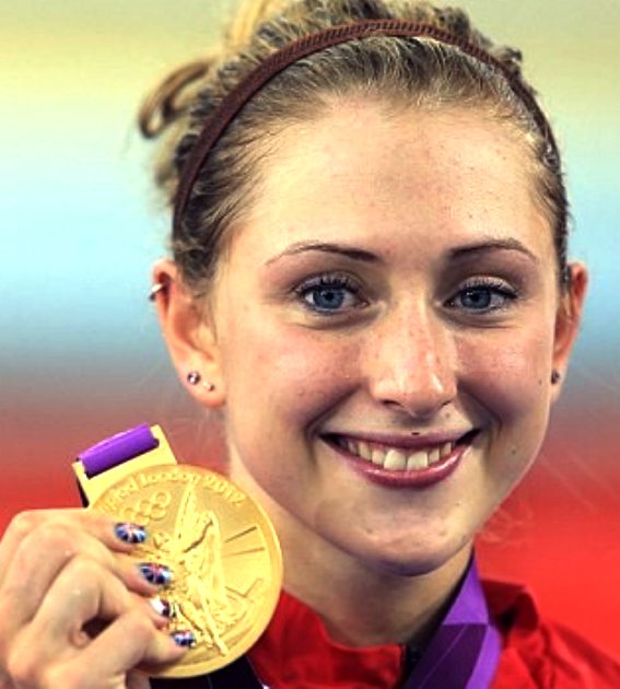 Laura Trott London Olympics 2012 gold medal for cycling