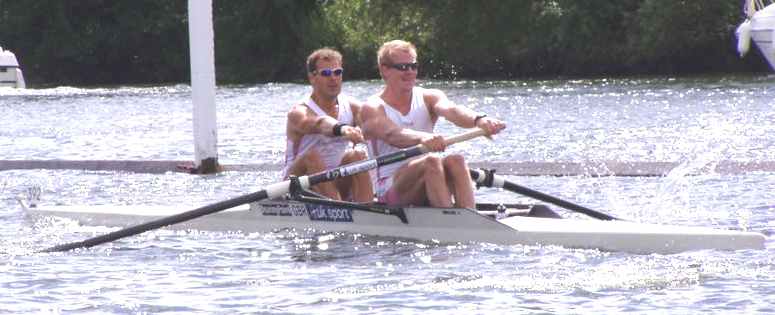 Rowing pair at Henley on Thames, London Ocean Club