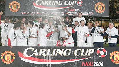 The Carling Cup final 2006 Manchester United