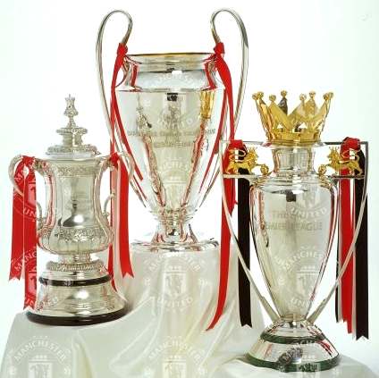 Manchester United trophies and cups
