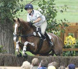 Zara Phillips at the equestrian games Germany, on Toy Town