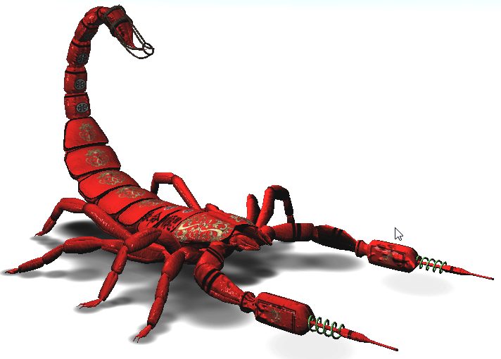 Scorpion laser toy
