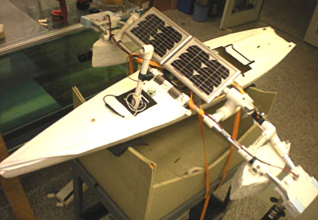 MIT autonomous solar powered trimaran