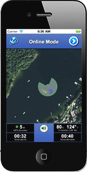 Smart gps based Google Maps iphone application to monitor boat position