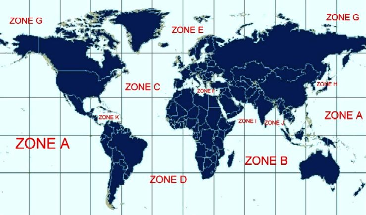 Map showing the world as persistent patrol zones for drone ships