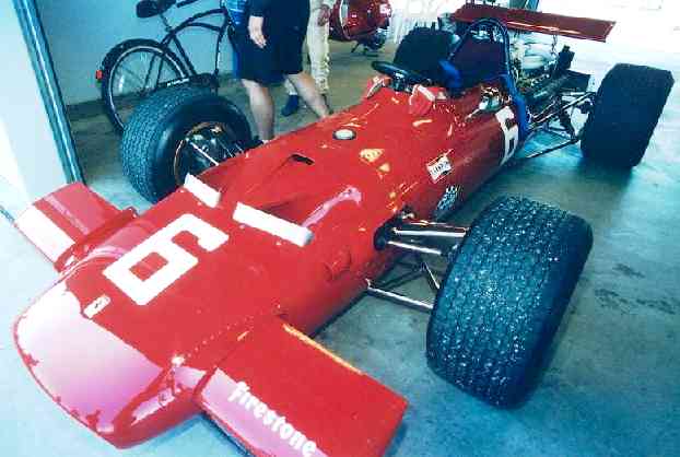 Ferrari historic formula one racing car