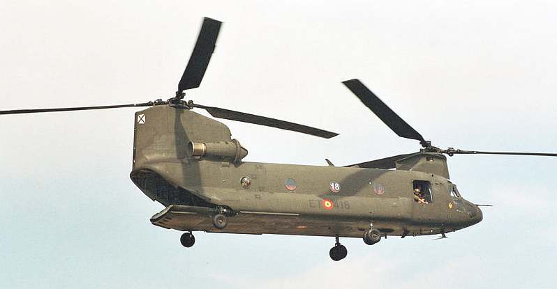 Spanish Army CH-47 Chinook helicopter