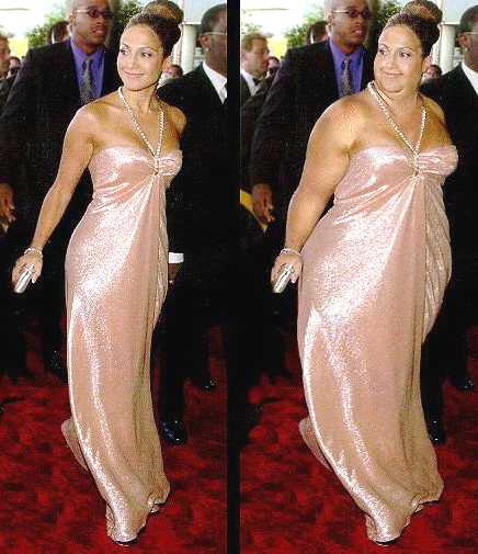 Obesity photo morph Jennifer Lopez