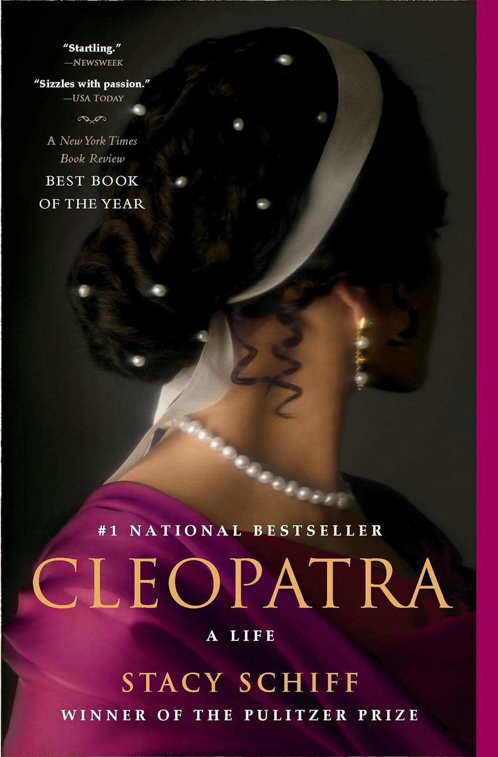 Though her life spanned fewer than forty years, it reshaped the contours of the ancient world. She was married twice, each time to a brother. She waged a brutal civil war against the first when both were teenagers. She poisoned the second. Ultimately she dispensed with an ambitious sister as well; incest and assassination were family specialties. Cleopatra appears to have had sex with only two men. They happen, however, to have been Julius Caesar and Mark Antony, among the most prominent Romans of the day. Both were married to other women. Cleopatra had a child with Caesar and -- after his murder -- three more with his protg. Already she was the wealthiest ruler in the Mediterranean; the relationship with Antony confirmed her status as the most influential woman of the age. The two would together attempt to forge a new empire, in an alliance that spelled their ends. Cleopatra has lodged herself in our imaginations ever since.