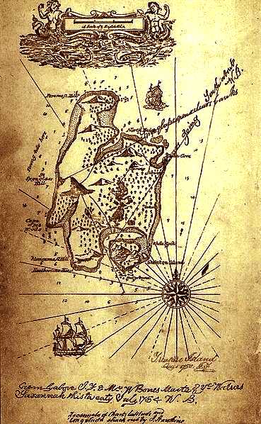 treasure island book by robert louis stevenson map