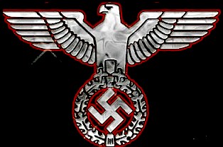 Cyber Wars - Swastika and eagle Nazi emblem
