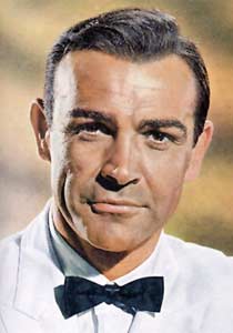 James Bond 007 Sir Sean Connery bow tie