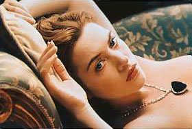 Kate Winslett on Titanic nude drawing scene