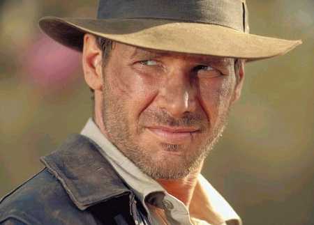 Harrison Ford as Indiana Jones in the Temple of Doom