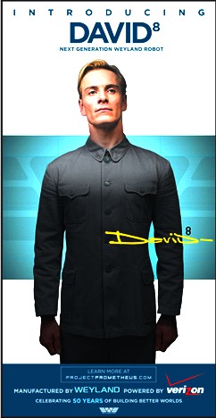 David Fassbender viral pre-launch advertising, Weyland David 8