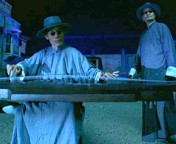 Kung Fu Hustle killers prepare an attack with their Guqin