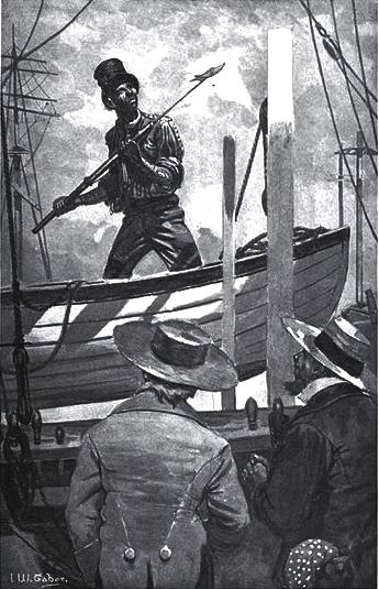 Queequeg the harpooneer in Moby Dick by Herbert Melville