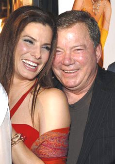 Sandra Bullock and WIlliam Shatner