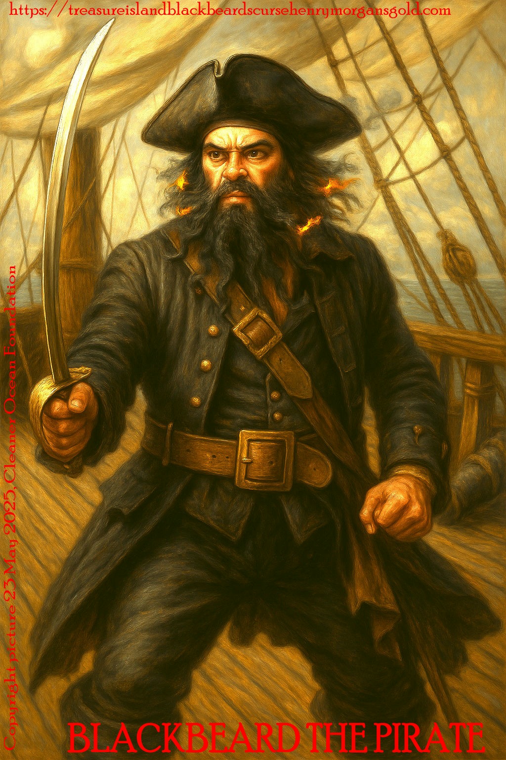 The rest of Maynard's men then burst from the hold, shouting and firing. The plan to surprise Teach and his crew worked; the pirates were apparently taken aback at the assault. Teach rallied his men and the two groups fought across the deck, which was already slick with blood from those killed or injured by Teach's broadside. Maynard and Teach fired their flintlocks at each other, then threw them away. Teach drew his cutlass and managed to break Maynard's sword. Against superior training and a slight advantage in numbers, the pirates were pushed back toward the bow, allowing the Jane's crew to surround Maynard and Teach, who was by then completely isolated. As Maynard drew back to fire once again, Teach moved in to attack him, but was slashed across the neck by one of Maynard's men. Badly wounded, he was then attacked and killed by several more of Maynard's crew. The remaining pirates quickly surrendered. Those left on the Adventure were captured by the Ranger's crew, including one who planned to set fire to the powder room and blow up the ship. Varying accounts exist of the battle's list of casualties; Maynard reported that 8 of his men and 12 pirates were killed. Brand reported that 10 pirates and 11 of Maynard's men were killed. Spotswood claimed ten pirates and ten of the King's men dead.