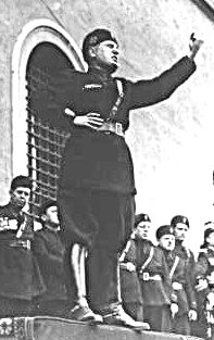 Benito Mussolini Italian dictator