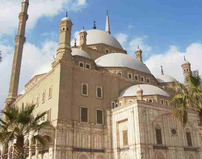 Egyptian Mosque of Mohamed Ali built in the early nineteenth century within the Cairo Citadel