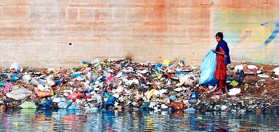 The River Ganges is seriously polluted