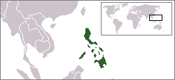 Philippines wolrd location map