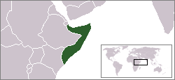 Somalia wrld location map