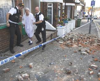 Earthquake UK, Kent, 2007