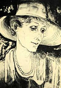 Portret van Virginia Woolf