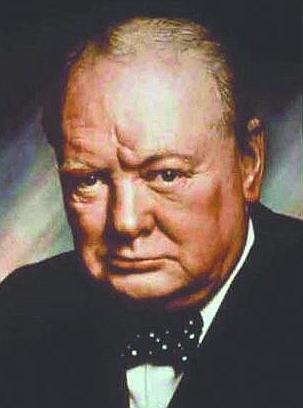 Sir Winston Churchill portrait