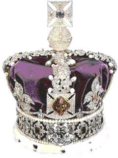 British Imperial Crown (Crown Jewels) diamond encrusted