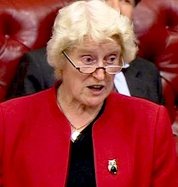 Dame Butler Sloss speaking in the House of Lords