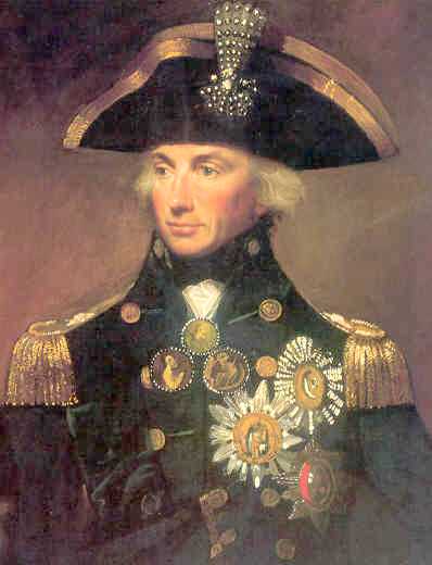 portrait of Admiral Lord Horatio Nelson