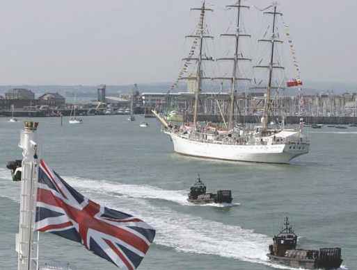 Tall ship Fleet Review 2005 Portsmouth