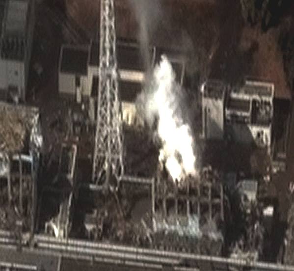 Fukushima nuclear reactor meltdown from tsunami damage