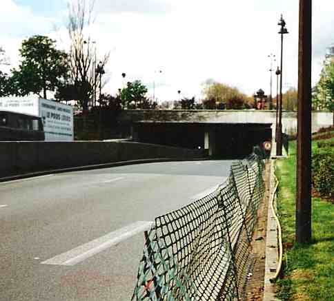 The Pont de l'Alma tunnel, where Princess Diana was fatally injured