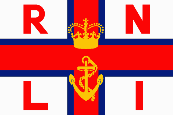 RNLI Royal national Lifeboat Institute flag